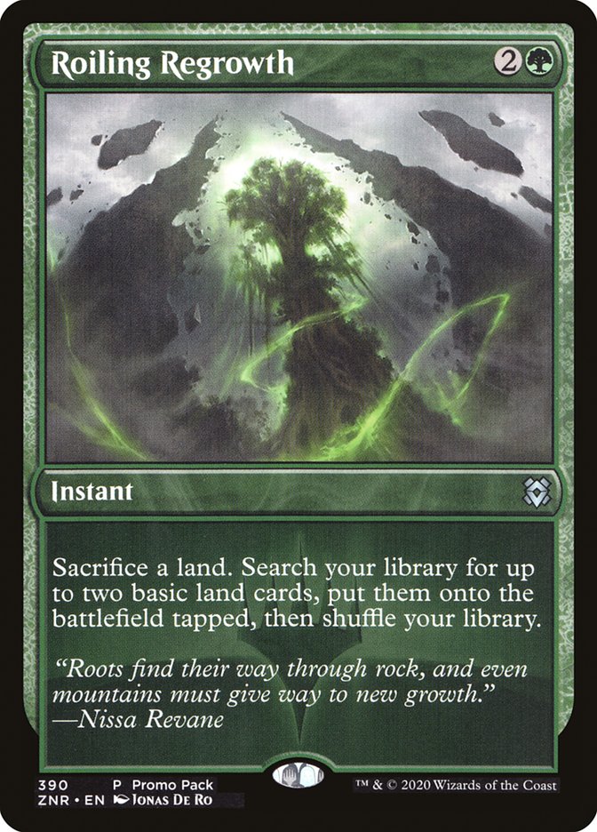 Roiling Regrowth (Promo Pack) [Zendikar Rising Promos] | Good Games Morley