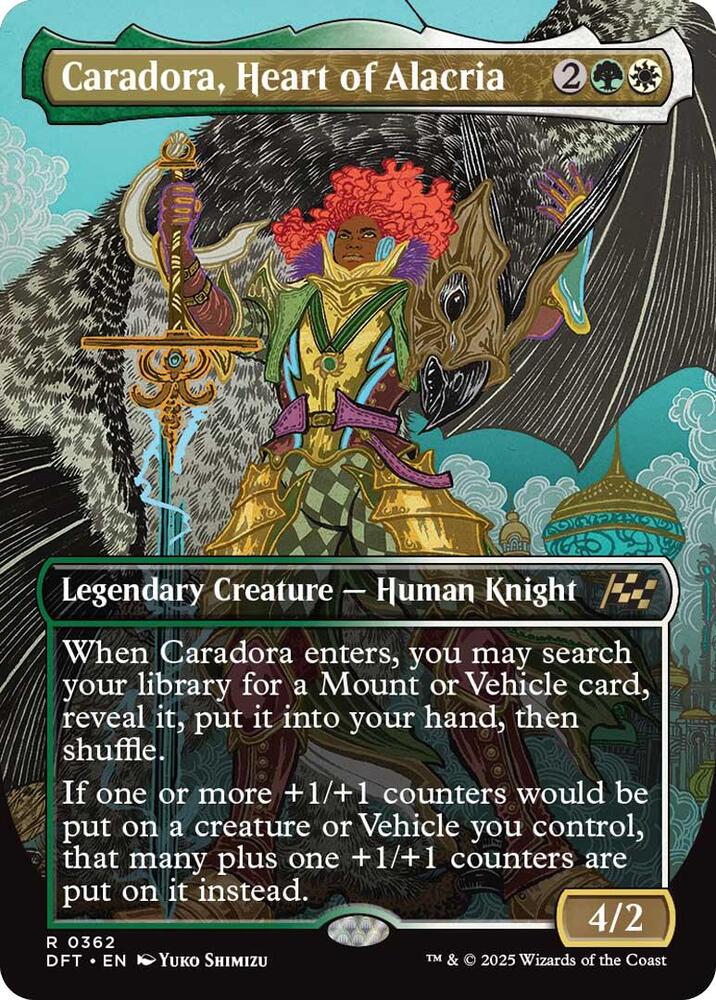 Caradora, Heart of Alacria 362/291 (Aetherdrift)  - Borderless | Good Games Morley