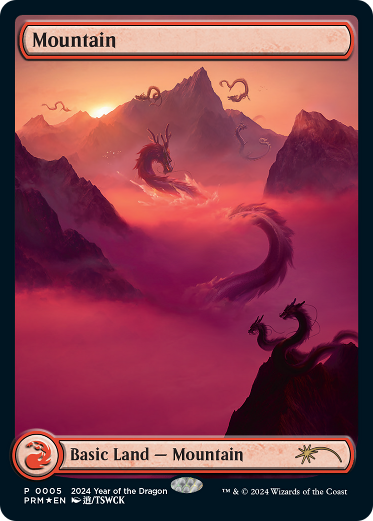 Mountain (Year of the Dragon 2024) [Standard Showdown Promos] | Good Games Morley