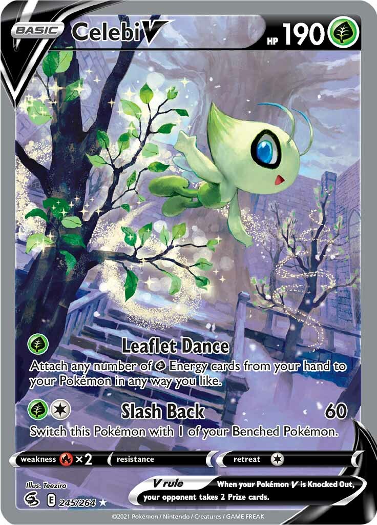 Celebi V (245/264) [Sword & Shield: Fusion Strike] | Good Games Morley