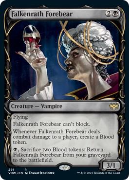 Falkenrath Forebear Showcase 291/277 (Innistrad: Crimson Vow)  - Foil | Good Games Morley