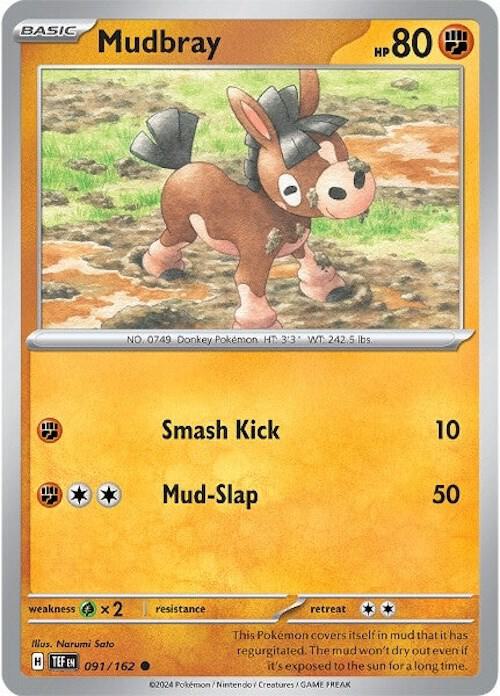 Mudbray 091/162 (SV05: Temporal Forces)  - Reverse Holofoil | Good Games Morley