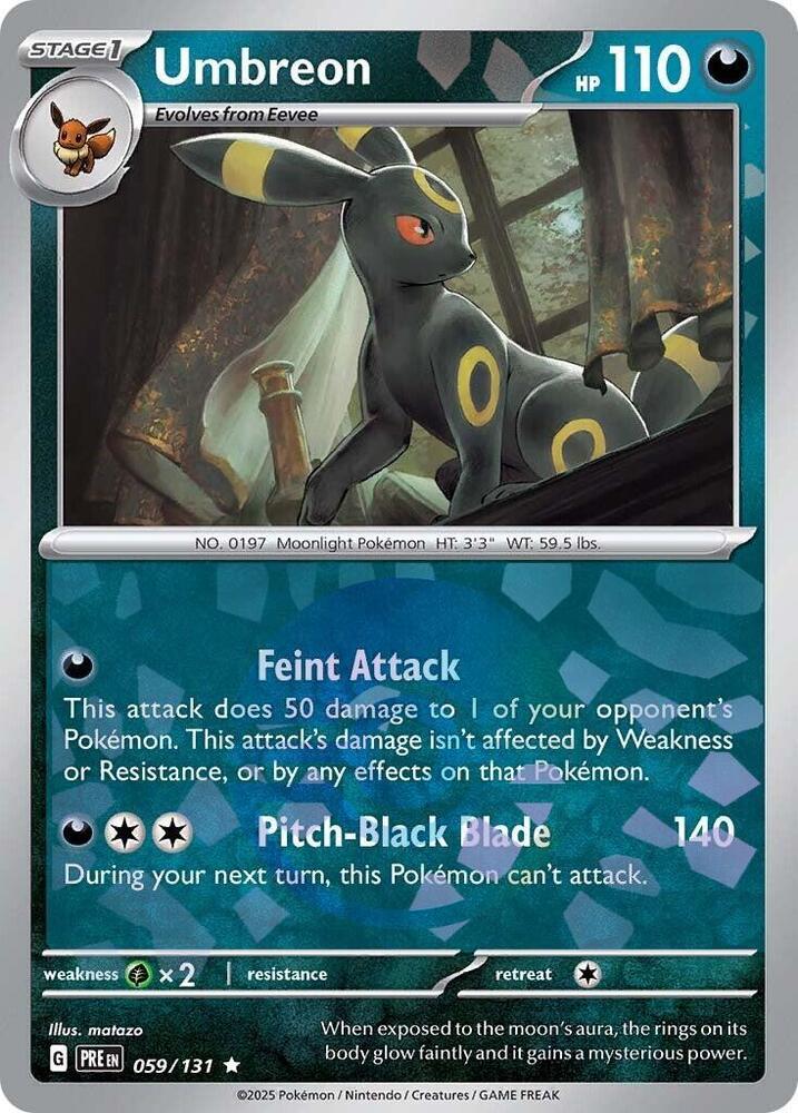 Umbreon (059/131) (Poke Ball Pattern) [Scarlet & Violet: Prismatic Evolutions] | Good Games Morley