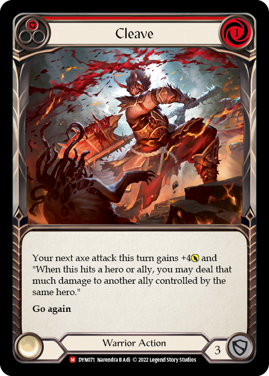 Cleave [DYN071] (Dynasty)  Rainbow Foil | Good Games Morley