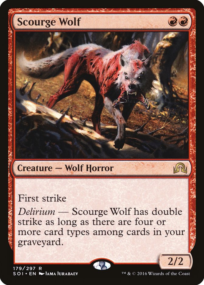 Scourge Wolf 179/297 (Shadows over Innistrad)  | Good Games Morley