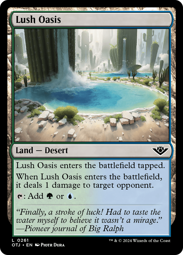 Lush Oasis [Outlaws of Thunder Junction] | Good Games Morley