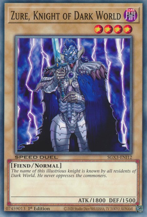 Zure, Knight of Dark World [SGX3-ENI12] Common | Good Games Morley