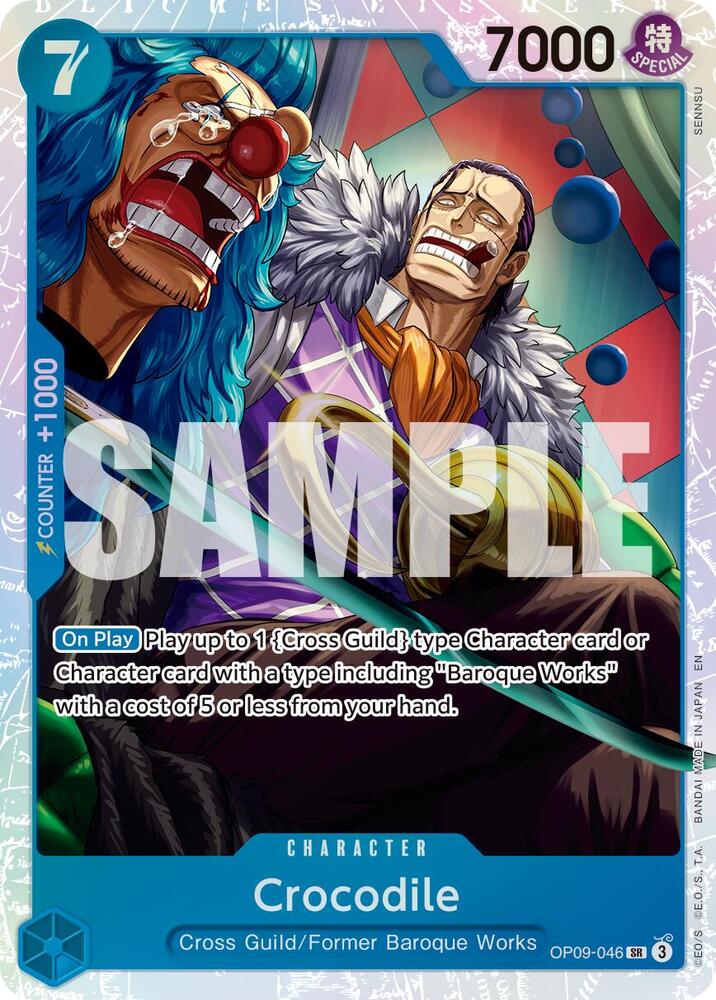 Crocodile (Reprint) OP09-046 (Premium Booster -The Best- Vol. 2)  - Foil | Good Games Morley