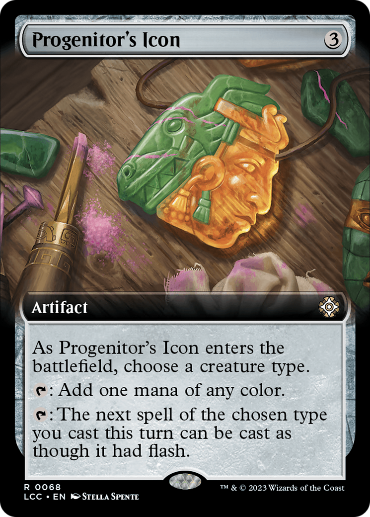 Progenitor's Icon (Extended Art) [The Lost Caverns of Ixalan Commander] | Good Games Morley