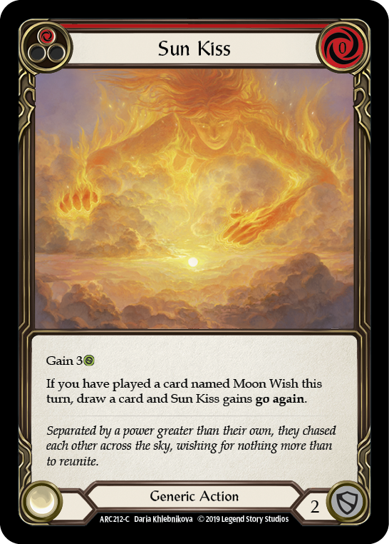 Sun Kiss (Red) [ARC212-C] (Arcane Rising)  1st Edition Normal | Good Games Morley