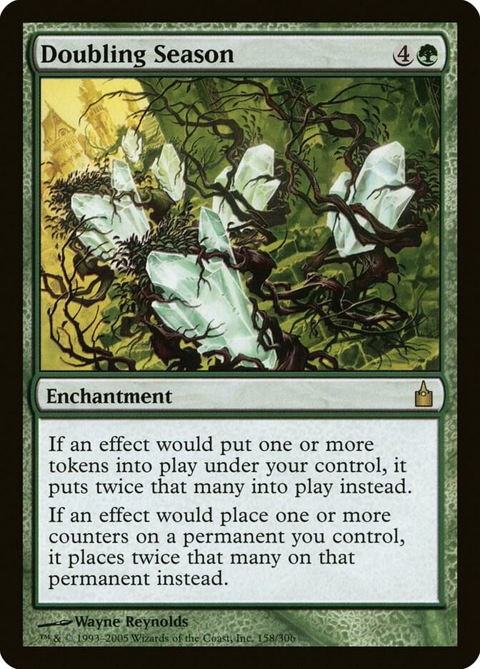 Doubling Season 158/306 (Ravnica: City of Guilds)  | Good Games Morley
