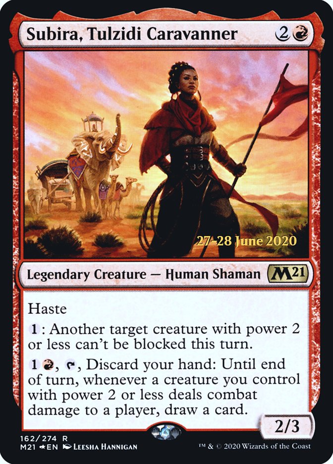 Subira, Tulzidi Caravanner [Core Set 2021 Prerelease Promos] | Good Games Morley