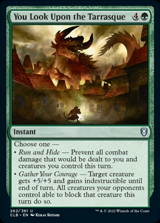 You Look Upon the Tarrasque [Commander Legends: Battle for Baldur's Gate] | Good Games Morley