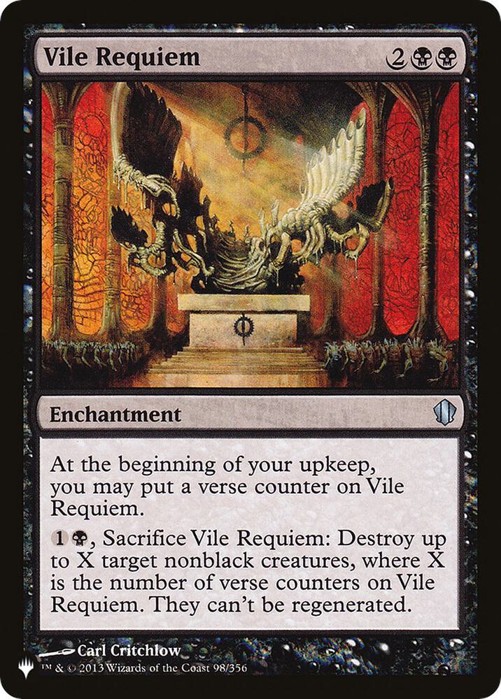 Vile Requiem C13 C13-98/5075 (The List Reprints)  | Good Games Morley