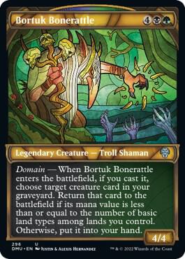 Bortuk Bonerattle Showcase 296/281 (Dominaria United)  | Good Games Morley