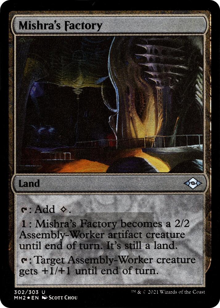 Mishra's Factory 302 (Modern Horizons 2)  - Etched Foil | Good Games Morley