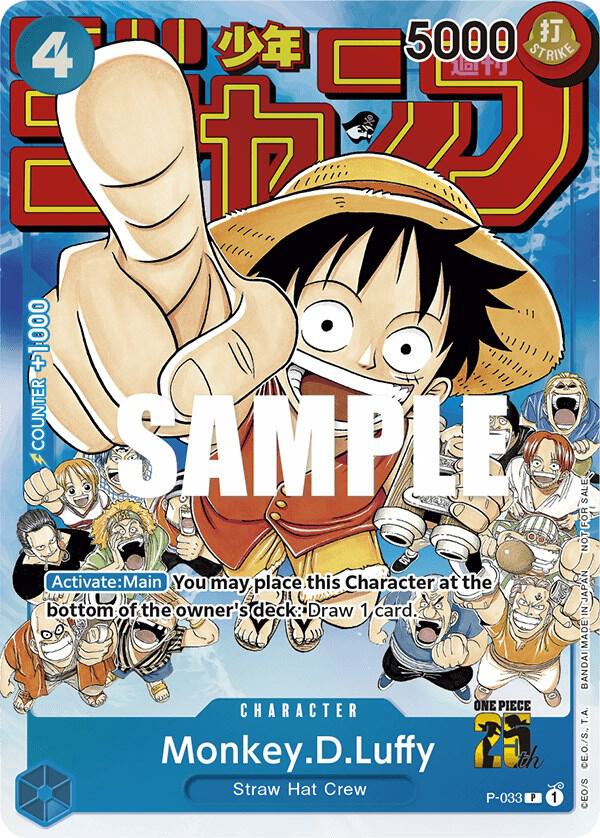 Monkey.D.Luffy (Event Pack Vol.2) P-033 (One Piece Promotion Cards)  - Foil | Good Games Morley