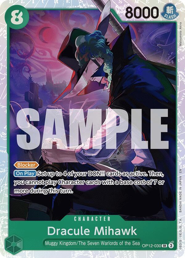 Dracule Mihawk OP12-030 (Legacy of the Master)  - Foil | Good Games Morley