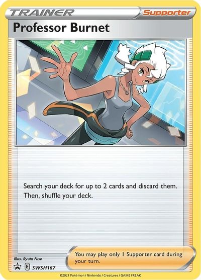 Professor Burnet (SWSH167) [Sword & Shield: Black Star Promos] | Good Games Morley