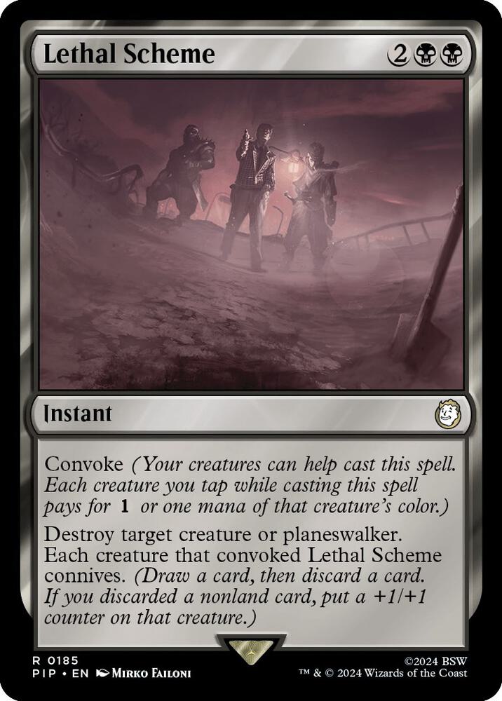Lethal Scheme 185/326 (Universes Beyond: Fallout)  | Good Games Morley