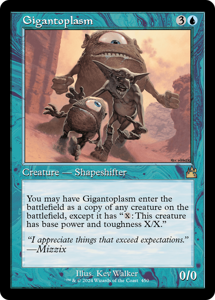 Gigantoplasm (Retro Frame) [Ravnica Remastered] | Good Games Morley