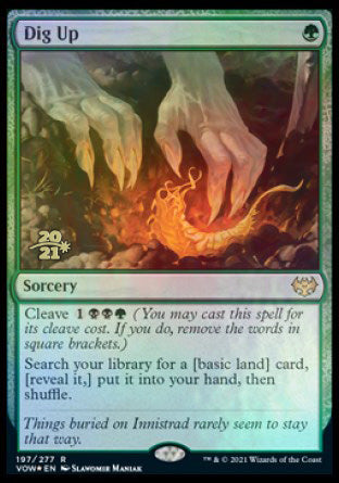 Dig Up [Innistrad: Crimson Vow Prerelease Promos] | Good Games Morley