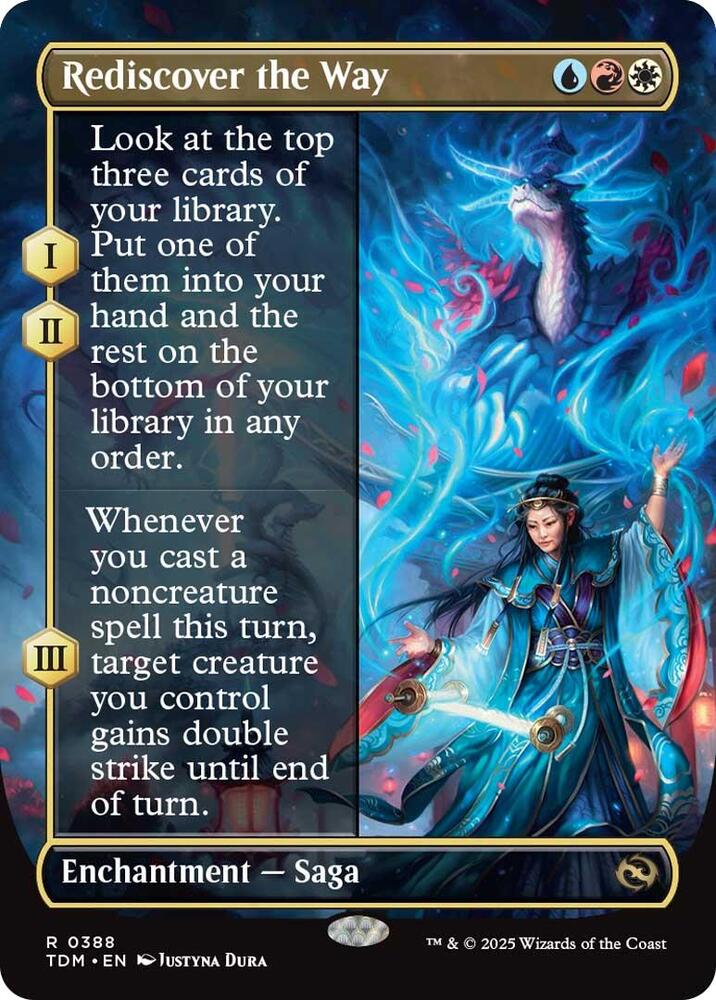 Rediscover the Way 388 (Tarkir: Dragonstorm)  - Borderless | Good Games Morley