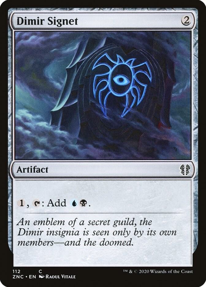 Dimir Signet 112/142 (Commander: Zendikar Rising)  | Good Games Morley