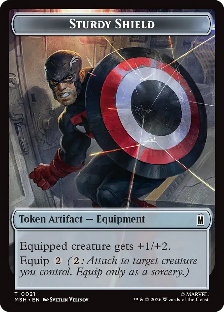 The Tiger God // Sturdy Shield Double-Sided Token [Marvel Super Heroes Tokens] | Good Games Morley