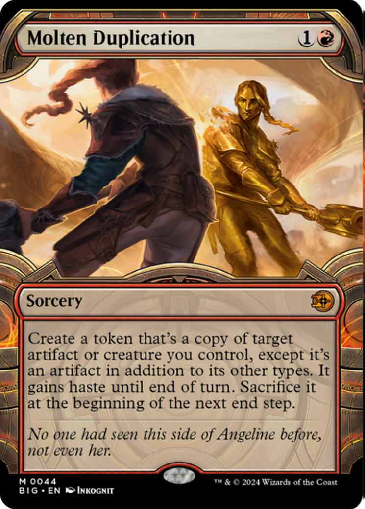 Molten Duplication (Showcase) [Outlaws of Thunder Junction: The Big Score] | Good Games Morley