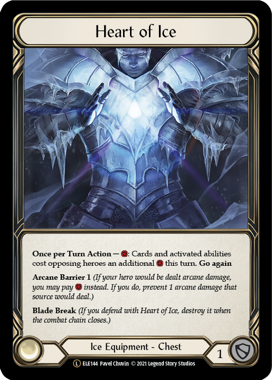 Heart of Ice [U-ELE144] (Tales of Aria Unlimited)  Unlimited Rainbow Foil | Good Games Morley