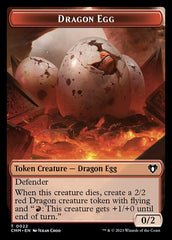 City's Blessing // Dragon Egg Double-Sided Token [Commander Masters Tokens] | Good Games Morley