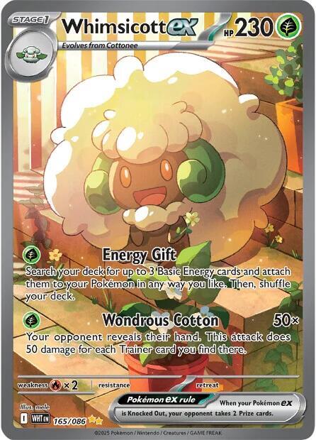 Whimsicott ex 165/086 (SV: White Flare)  - Holofoil | Good Games Morley