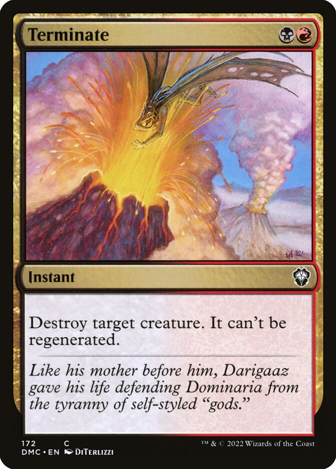 Terminate 172/50 (Commander: Dominaria United)  | Good Games Morley