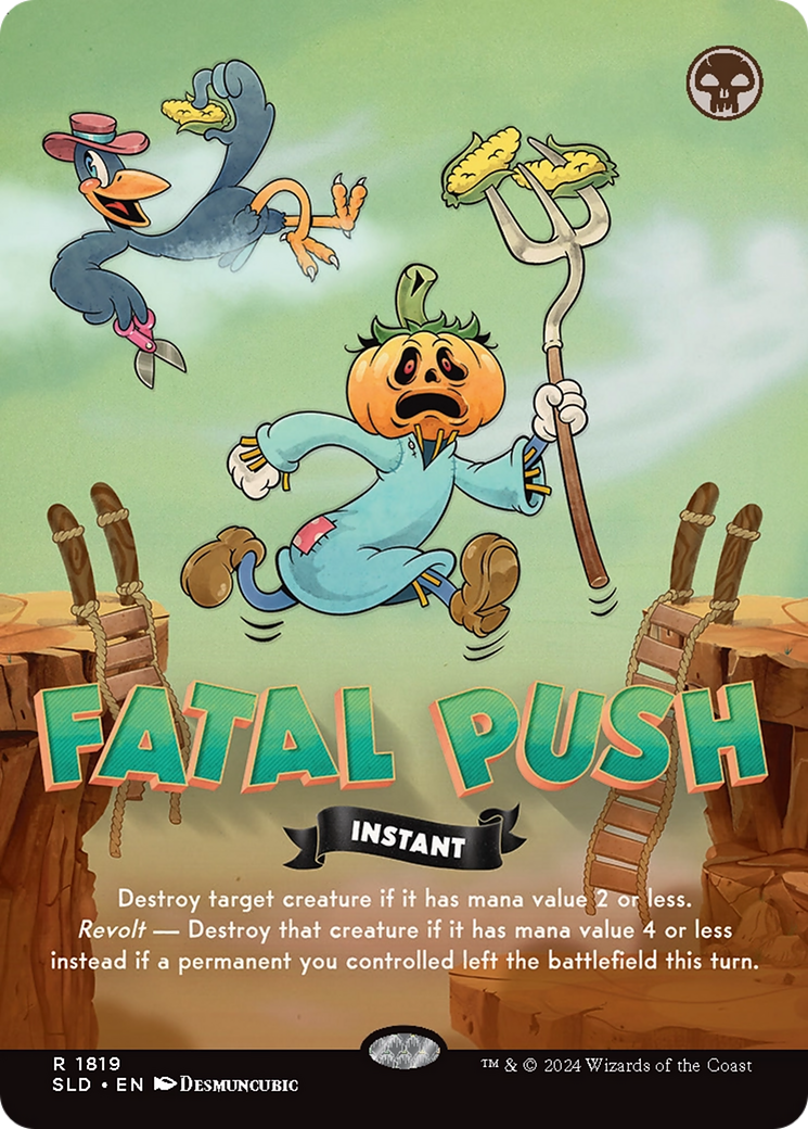 Fatal Push (1819) (Rainbow Foil) [Secret Lair Drop Series] | Good Games Morley