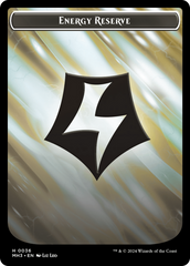 Moonfolk // Energy Reserve Double-Sided Token [Modern Horizons 3 Tokens] | Good Games Morley