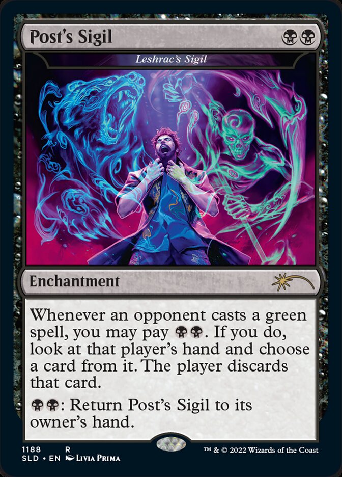 Post's Sigil - Leshrac's Sigil [Secret Lair Drop Series] | Good Games Morley