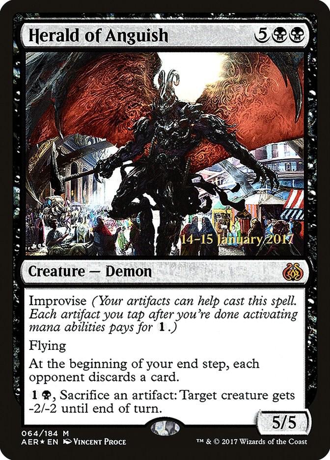 Herald of Anguish 64s/65 (Prerelease Cards)  - Foil | Good Games Morley