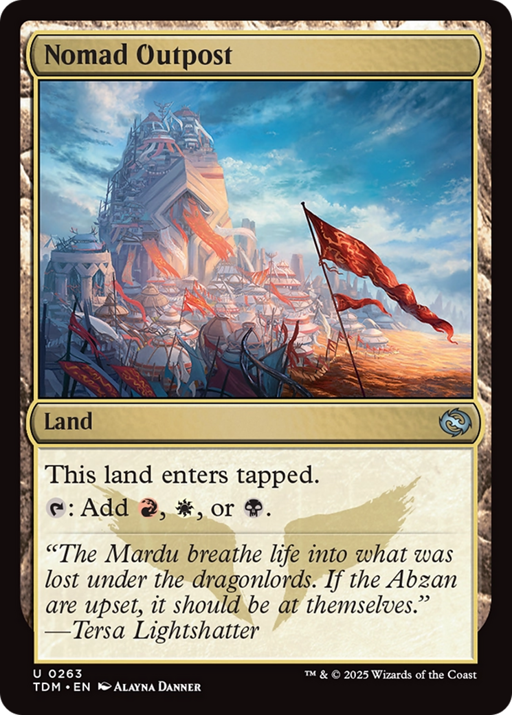 Nomad Outpost [Tarkir: Dragonstorm] | Good Games Morley