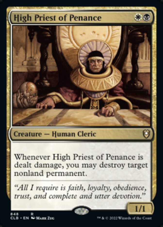 High Priest of Penance [Commander Legends: Battle for Baldur's Gate] | Good Games Morley