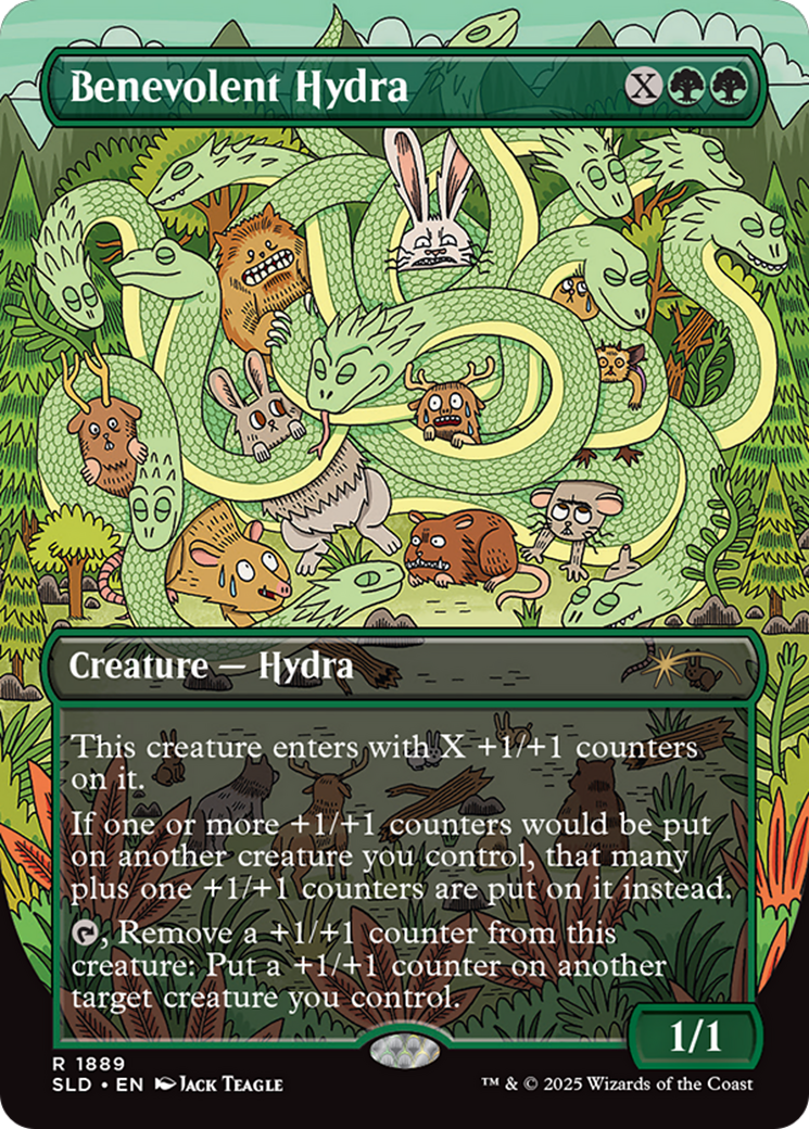 Benevolent Hydra (Rainbow Foil) [Secret Lair Drop Series] | Good Games Morley