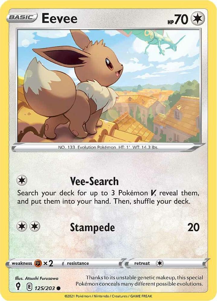 Eevee 125/203 (SWSH07: Evolving Skies)  | Good Games Morley