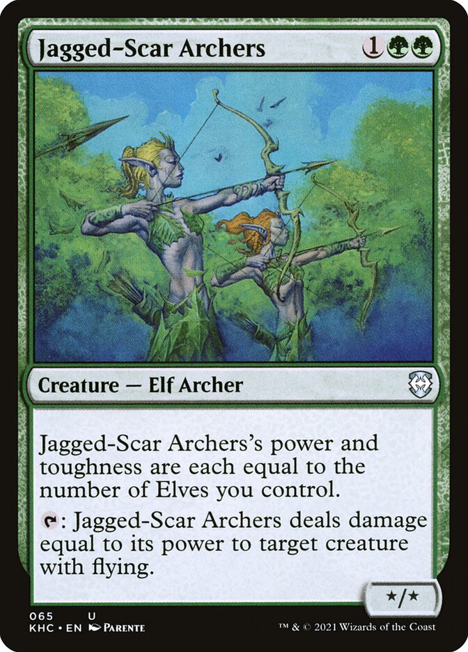 Jagged-Scar Archers 65/1 (Commander: Kaldheim)  | Good Games Morley