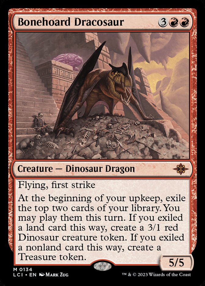 Bonehoard Dracosaur 134/291 (The Lost Caverns of Ixalan)  - Foil | Good Games Morley