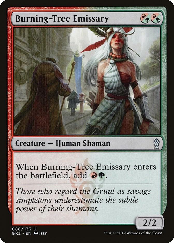 Burning-Tree Emissary 88/133 (Ravnica Allegiance: Guild Kits)  | Good Games Morley