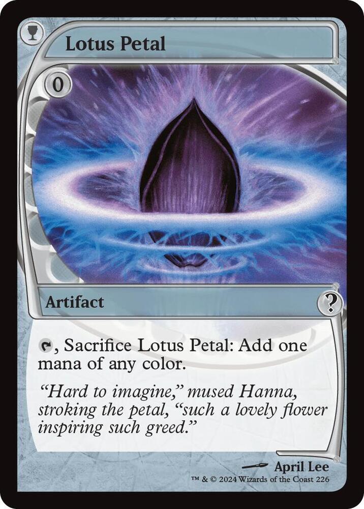 Lotus Petal 226 (Mystery Booster 2)  - Future Sight Foil | Good Games Morley