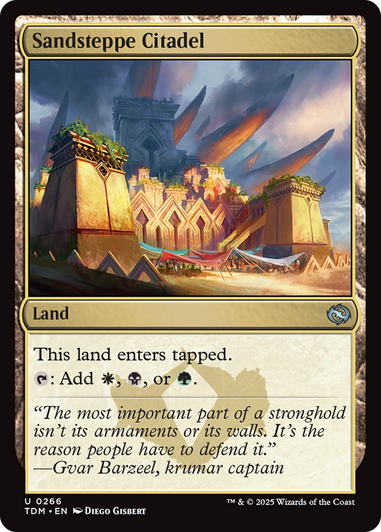Sandsteppe Citadel [Tarkir: Dragonstorm] | Good Games Morley