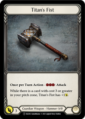 Embodiment of Lightning // Titan's Fist [U-ELE110] (Tales of Aria Unlimited)  Unlimited Normal | Good Games Morley