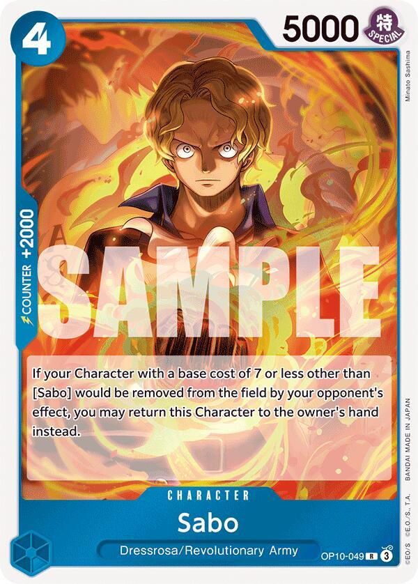 Sabo OP10-049 (Royal Blood)  - Foil | Good Games Morley