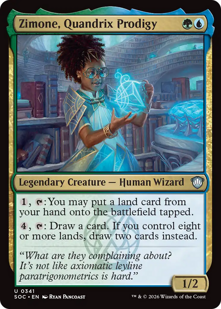 Zimone, Quandrix Prodigy [Secrets of Strixhaven Commander] | Good Games Morley